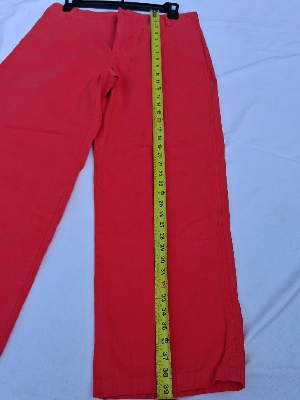 J. Crew Straight Leg Jeans in Red